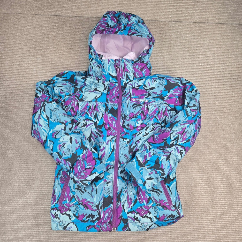 Columbia M 10/12 Abstract Fleece Lined Arctic Trip III Interchange Jacket XG0087 - Picture 2 of 10